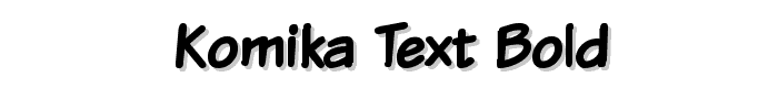 Komika Text Bold font